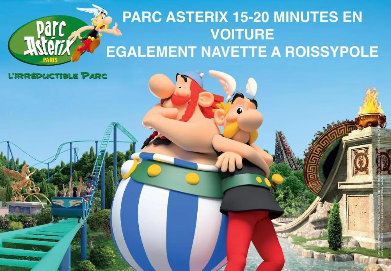 T2 Le Zen Proche Aeroport Cdg, Asterix, Disney Apartment Villeneuve-sous-Dammartin